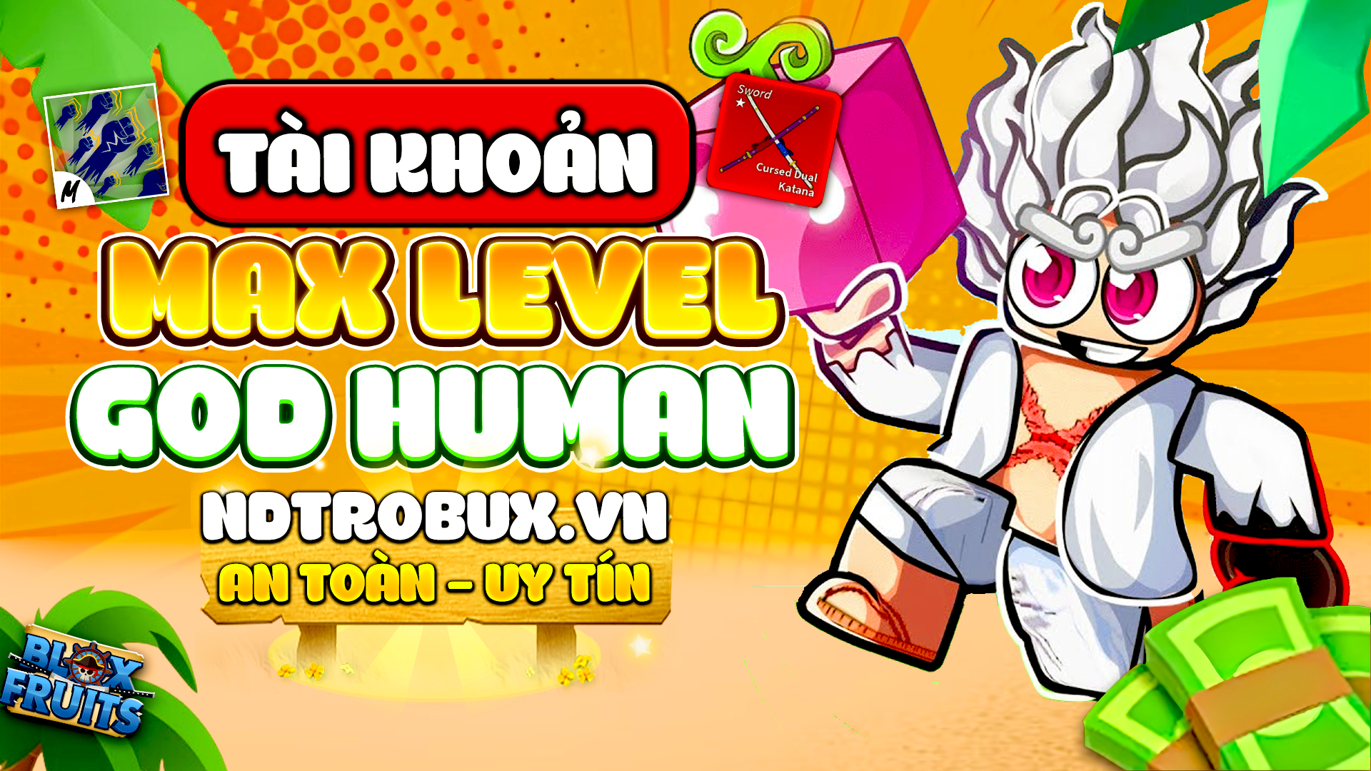 Acc Max Level + 100% Godhuman